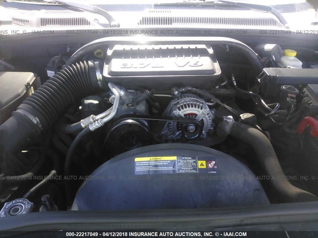 1J8HG48K46C363364 - 2006 JEEP COMMANDER შავი ფოტო 10