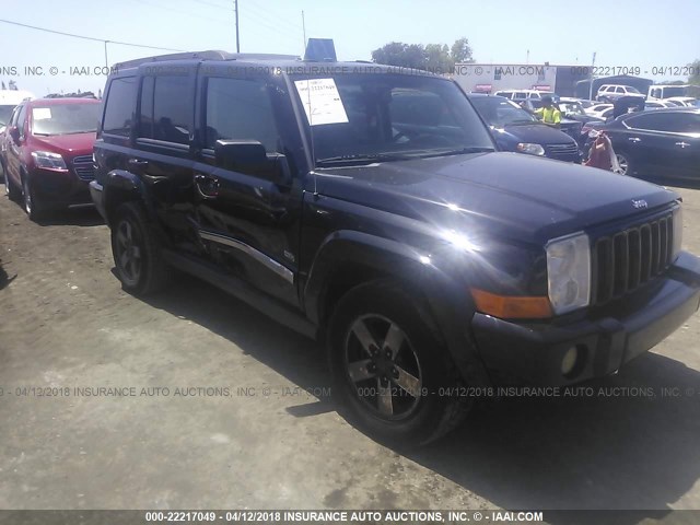 1J8HG48K46C363364 - 2006 JEEP COMMANDER შავი ფოტო 6