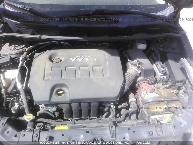 2T1KU40E09C012622 - 2009 TOYOTA COROLLA MATRIX  GRAY photo 10