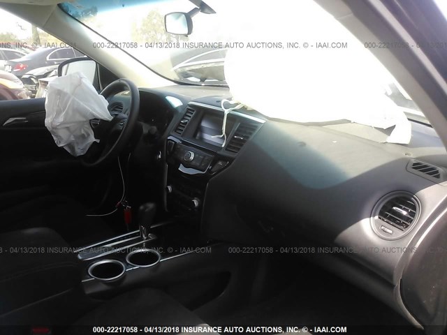 5N1AR2MN5FC608109 - 2015 NISSAN PATHFINDER S/SV/SL/PLATINUM 黑色 照片 5