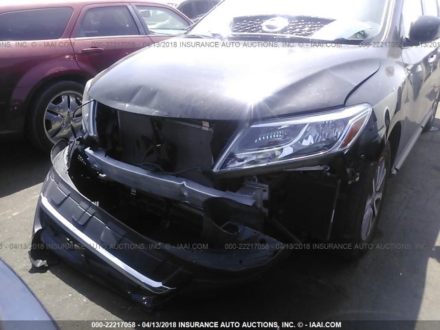 5N1AR2MN5FC608109 - 2015 NISSAN PATHFINDER S/SV/SL/PLATINUM 黑色 照片 6