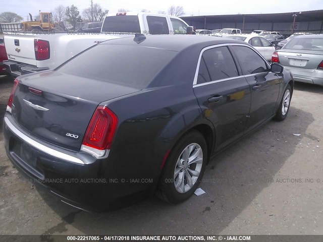 2C3CCAAG6FH828861 - 2015 CHRYSLER 300 LIMITED GRAY photo 4