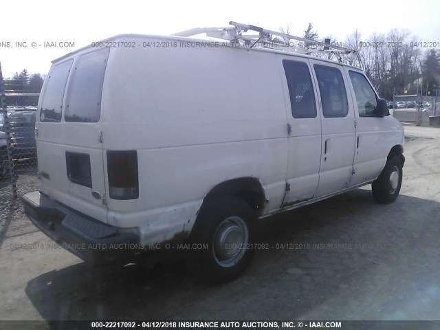 1FTSE34L76HB34286 - 2006 FORD ECONOLINE E350 SUPER DUTY VAN WHITE photo 4