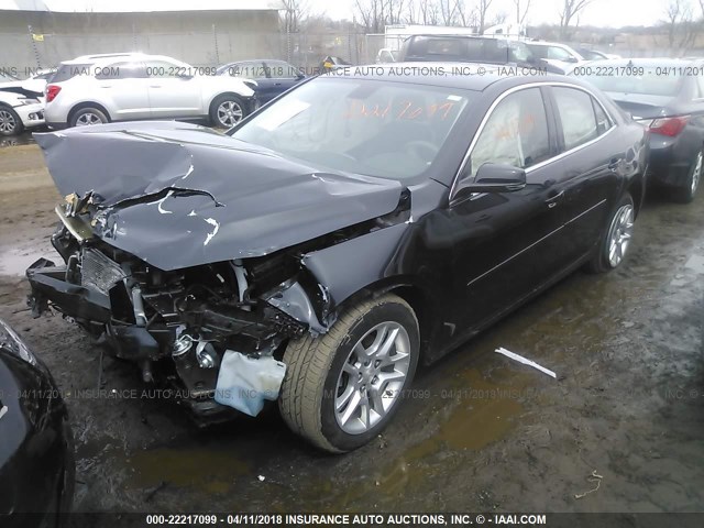 1G11C5SL6FF281347 - 2015 CHEVROLET MALIBU 1LT BLACK photo 2