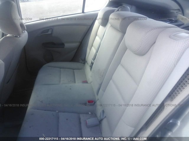 JHMZE2H70AS027726 - 2010 HONDA INSIGHT EX GRAY photo 8