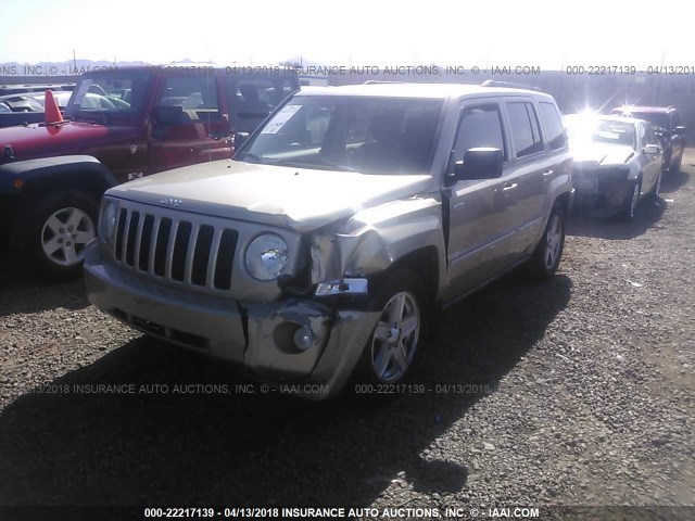 1J4NT1GA4AD621568 - 2010 JEEP PATRIOT SPORT TAN photo 2