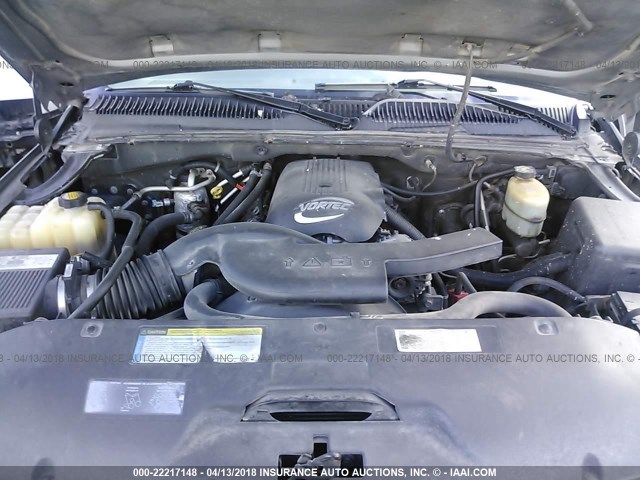 3GKGK26U41G266279 - 2001 GMC YUKON XL K2500 GRAY photo 10