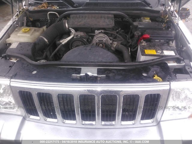 1J4RG4GK7AC126657 - 2010 JEEP COMMANDER SPORT Արծաթագույն լուսանկար 10