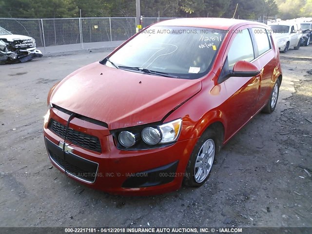 1G1JC6SH9D4112871 - 2013 CHEVROLET SONIC LT ORANGE photo 6