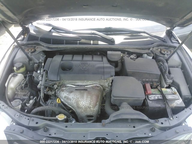 4T1BF3EK3BU223188 - 2011 TOYOTA CAMRY SE/LE/XLE GRAY photo 10