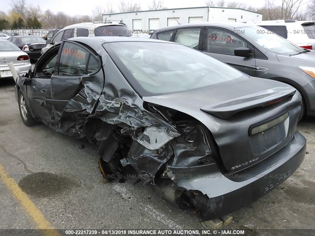 2G2WS522241334285 - 2004 PONTIAC GRAND PRIX GT2 ნაცრისფერი ფოტო 3