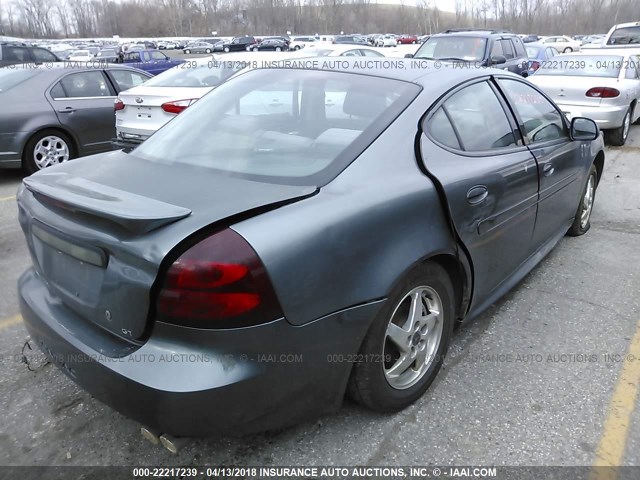 2G2WS522241334285 - 2004 PONTIAC GRAND PRIX GT2 GRAY photo 4