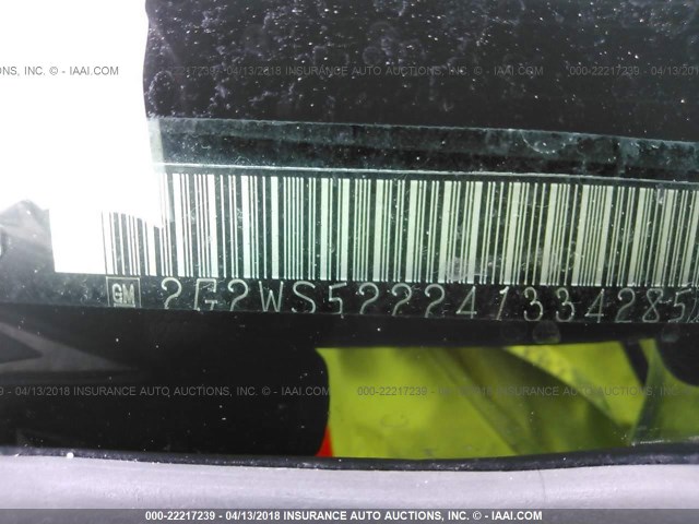 2G2WS522241334285 - 2004 PONTIAC GRAND PRIX GT2 ნაცრისფერი ფოტო 9