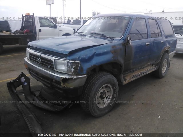 JT3VN39W1N0074331 - 1992 TOYOTA 4RUNNER VN39 SR5 BLUE photo 2