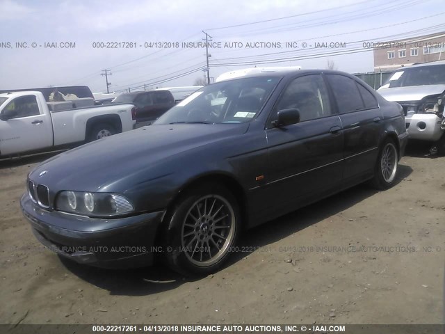 WBADN5348YGC95673 - 2000 BMW 540 I BLUE photo 2
