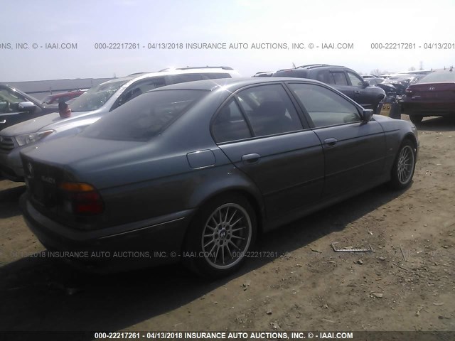 WBADN5348YGC95673 - 2000 BMW 540 I BLUE photo 4