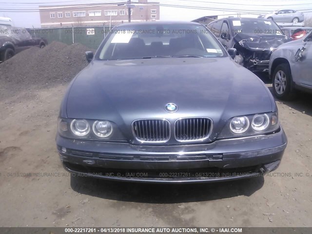 WBADN5348YGC95673 - 2000 BMW 540 I BLUE photo 6