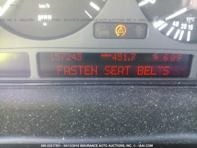 WBADN5348YGC95673 - 2000 BMW 540 I BLUE photo 7