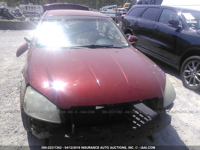 1N4AL11D66N429194 - 2006 NISSAN ALTIMA S/SL RED photo 6