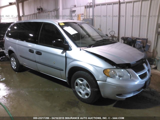 1D4GP24383B293099 - 2003 DODGE GRAND CARAVAN SE SILVER photo 1