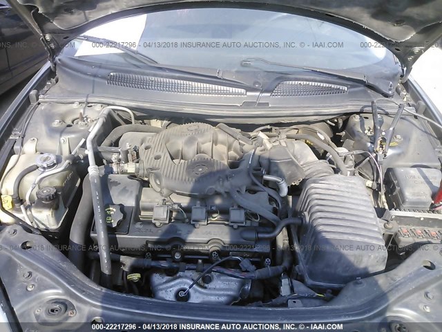 1C3EL56R85N589846 - 2005 CHRYSLER SEBRING TOURING GRAY photo 10