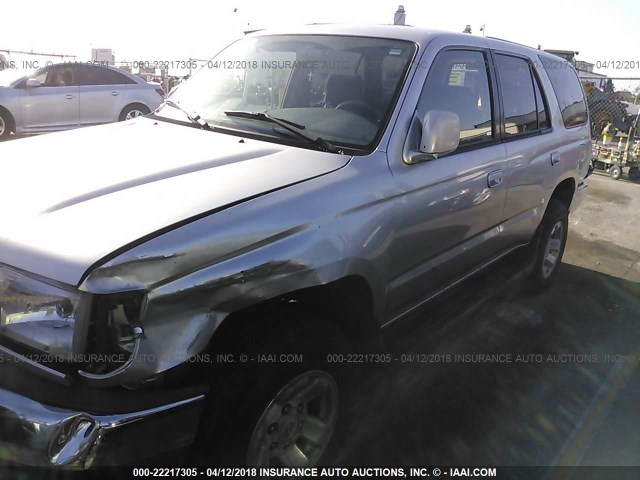 JT3GN86R010209605 - 2001 TOYOTA 4RUNNER SR5 SILVER photo 6