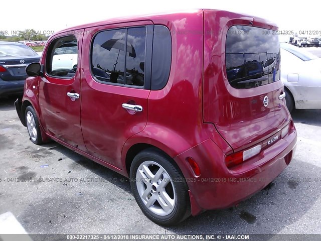 JN8AZ28R19T102903 - 2009 NISSAN CUBE S/SL RED photo 3