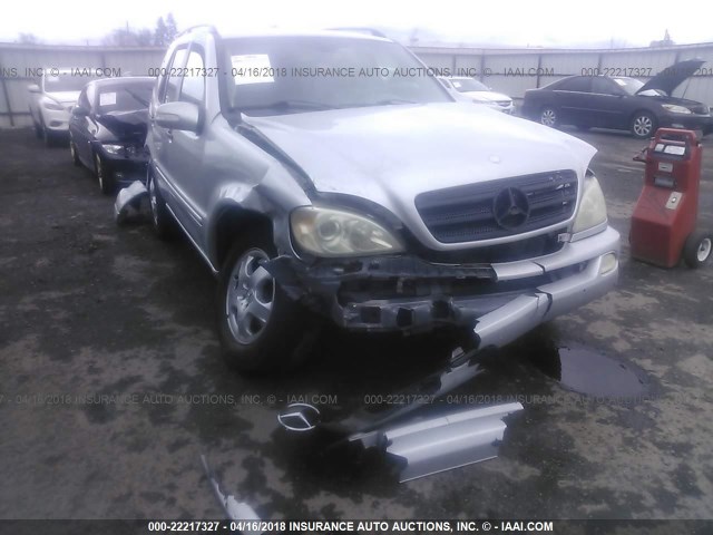 4JGAB54E73A373581 - 2003 MERCEDES-BENZ ML 320 SILVER photo 6