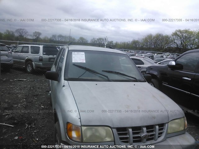 KNDJB723925161791 - 2002 KIA SPORTAGE SILVER photo 6