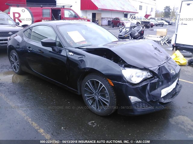 JF1ZNAA12D1711162 - 2013 TOYOTA SCION FR-S შავი ფოტო 1