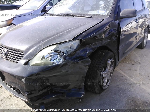2T1LR32E04C242134 - 2004 TOYOTA COROLLA MATRIX XR BLACK photo 6