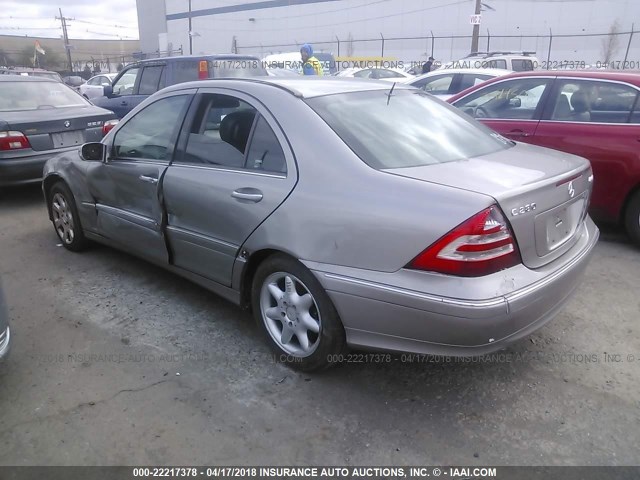 WDBRF92H16F793987 - 2006 MERCEDES-BENZ C GENERATION 2006 280 4MATIC BEIGE photo 3