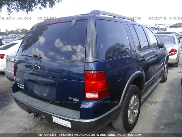 1FMZU63K05UA54907 - 2005 FORD EXPLORER XLT/XLT SPORT/NBX 蓝色 照片 4