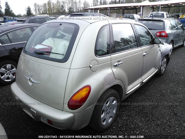 3C4FY58B15T545253 - 2005 CHRYSLER PT CRUISER TOURING TAN photo 4