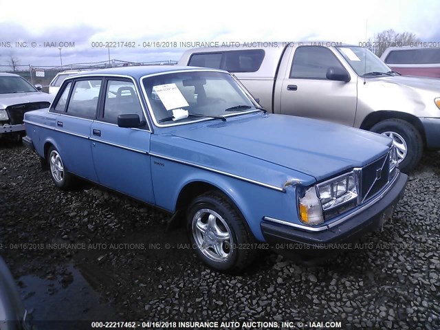 YV1AX8842F1128081 - 1985 VOLVO 244 DL/GL BLUE photo 1