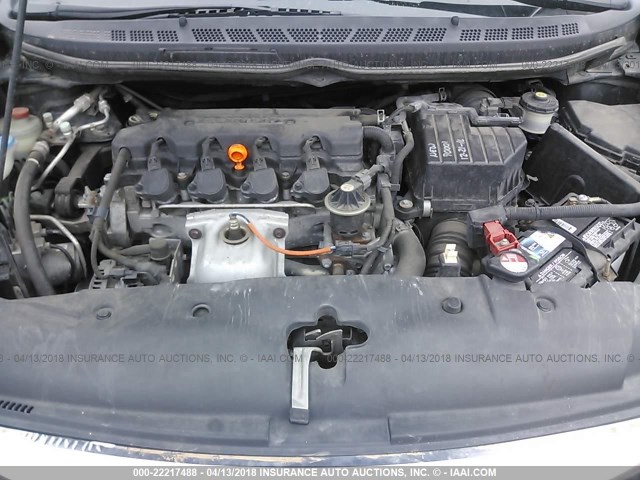 19XFA1F90BE023453 - 2011 HONDA CIVIC EXL BLACK photo 10