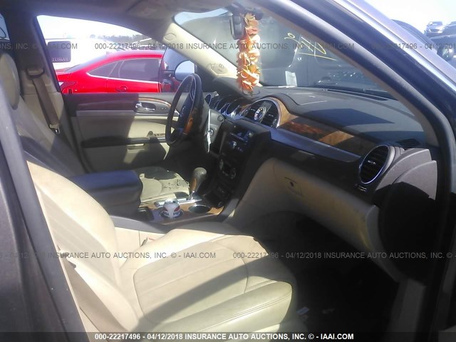 5GALRBED7AJ227001 - 2010 BUICK ENCLAVE CXL ყავისფერი ფოტო 5