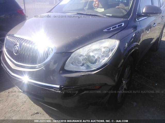5GALRBED7AJ227001 - 2010 BUICK ENCLAVE CXL ყავისფერი ფოტო 6