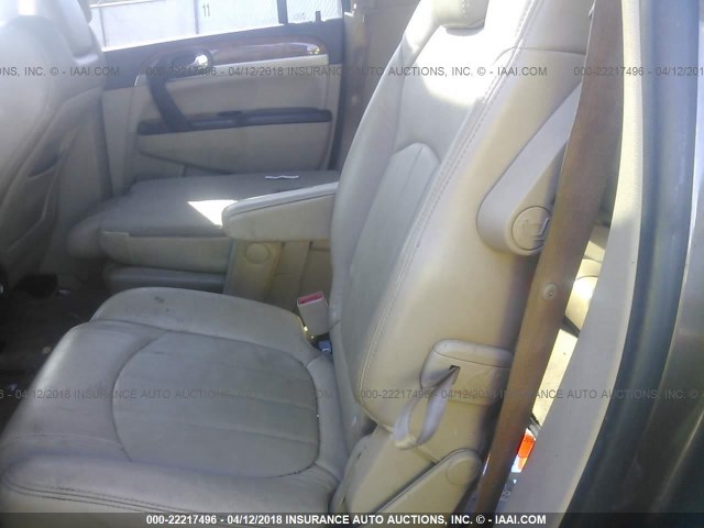 5GALRBED7AJ227001 - 2010 BUICK ENCLAVE CXL ყავისფერი ფოტო 8
