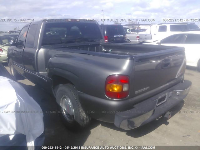 2GTEC19T8X1544115 - 1999 GMC NEW SIERRA C1500 GRAY photo 3