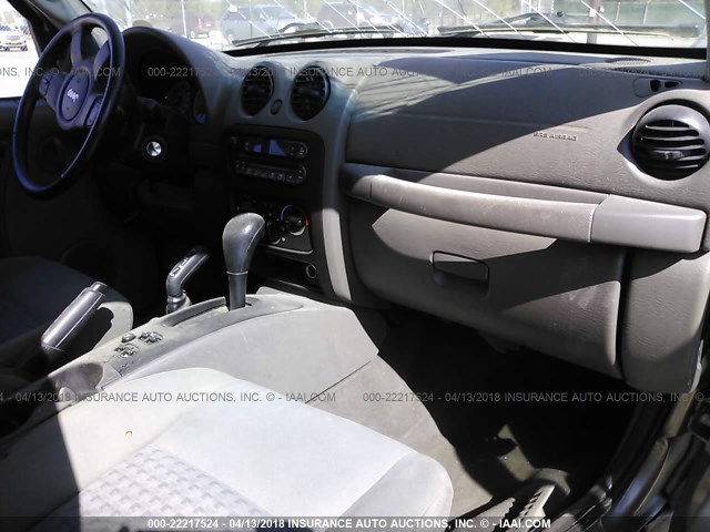 1J4GL48K26W203555 - 2006 JEEP LIBERTY SPORT Boz foto 5