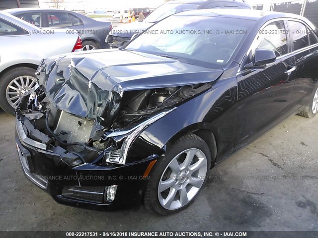 1G6AJ5S31D0139777 - 2013 CADILLAC ATS PERFORMANCE BLACK photo 2