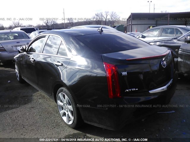 1G6AJ5S31D0139777 - 2013 CADILLAC ATS PERFORMANCE BLACK photo 3