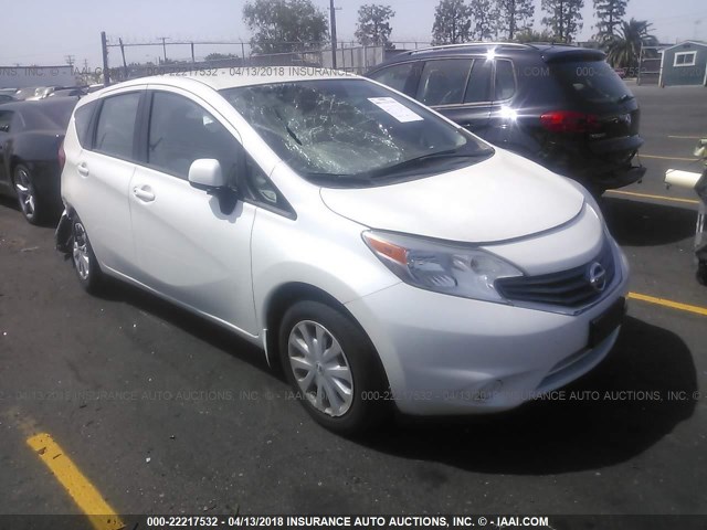 3N1CE2CP8EL437390 - 2014 NISSAN VERSA NOTE S/S PLUS/SV/SL WHITE photo 1