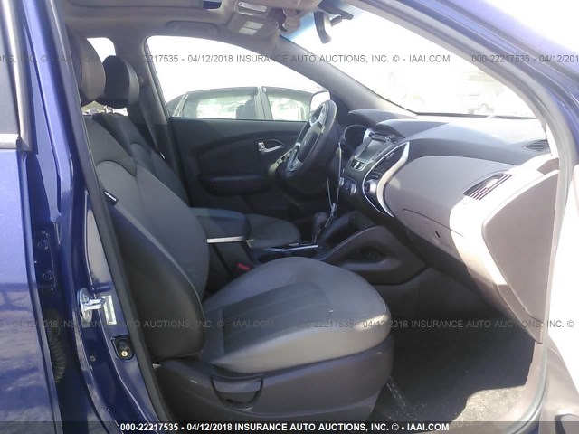 KM8JU3AC1DU633104 - 2013 HYUNDAI TUCSON GLS/LIMITED ლურჯი ფოტო 5