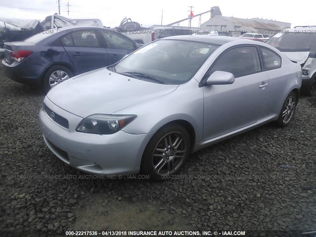 JTKDE177070219121 - 2007 TOYOTA SCION TC 银色 照片 2
