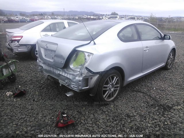 JTKDE177070219121 - 2007 TOYOTA SCION TC 银色 照片 4