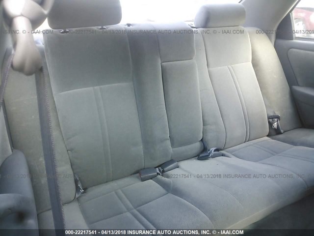 4T1BG22K31U811196 - 2001 TOYOTA CAMRY CE/LE/XLE 银色 照片 8