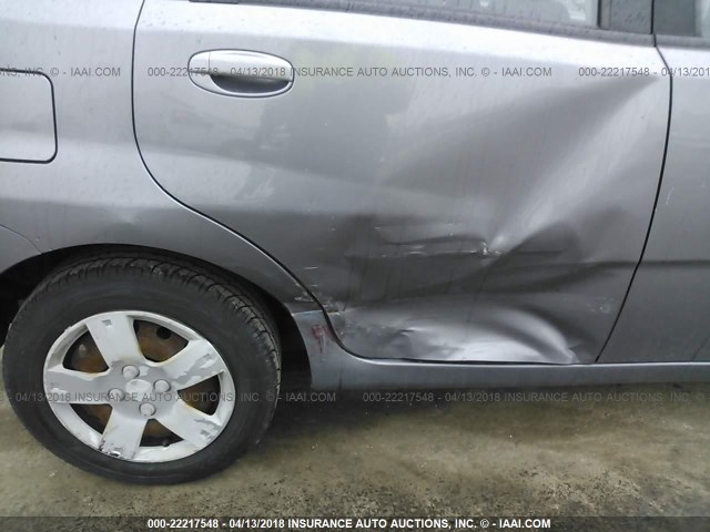 KL1TD66688B155550 - 2008 CHEVROLET AVEO LS GRAY photo 6