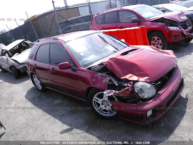 JF1GG29652G826274 - 2002 SUBARU IMPREZA WRX ORANGE photo 1